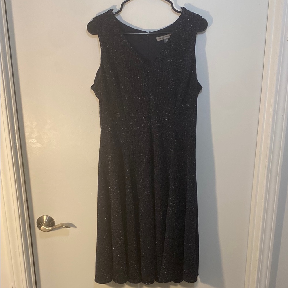 Elegant Sparkly Dark Navy Dress